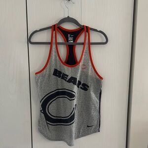 Nike Gray and Orange Bears Tank Top